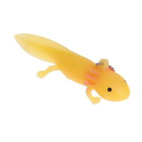 1pc Funny Keychain Antistress Squishy Simulation Fish Stress Squeeze Toy Prank Joke Toys; Gifts For Boys Girls (Color: Yellow)